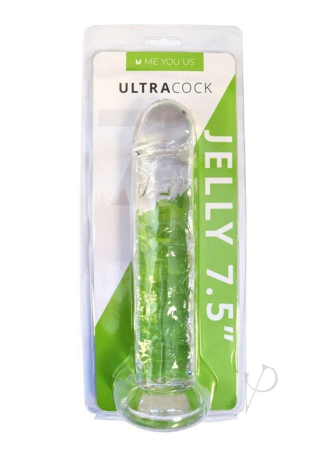 ME YOU US Ultracock Jelly Dong 7.5in - Clear
