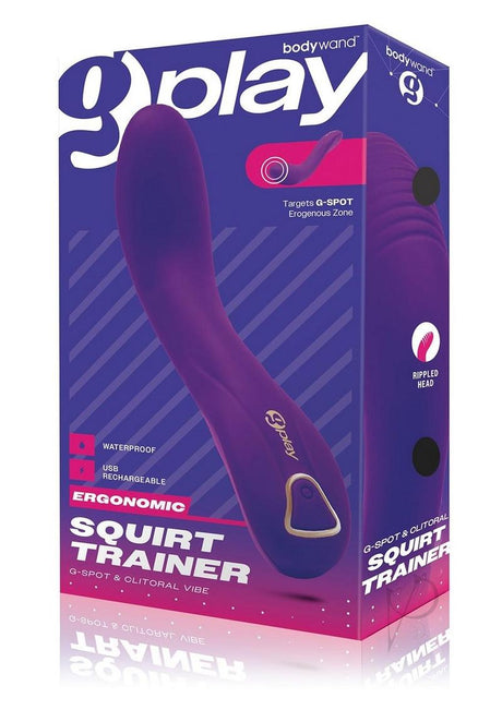 Bodywand G-Play Squirt Trainer Rechargeable Silicone G-Spot Vibrator - Purple