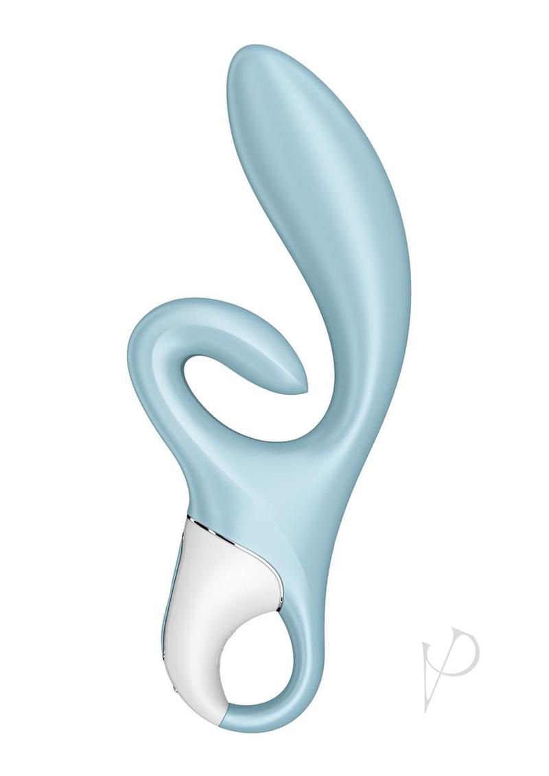 Satisfyer Touch Me Rechargeable Silicone Rabbit Vibrator - Blue