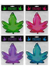 Pot Leaf Ashtray (4 Pack) - Assorted Colors