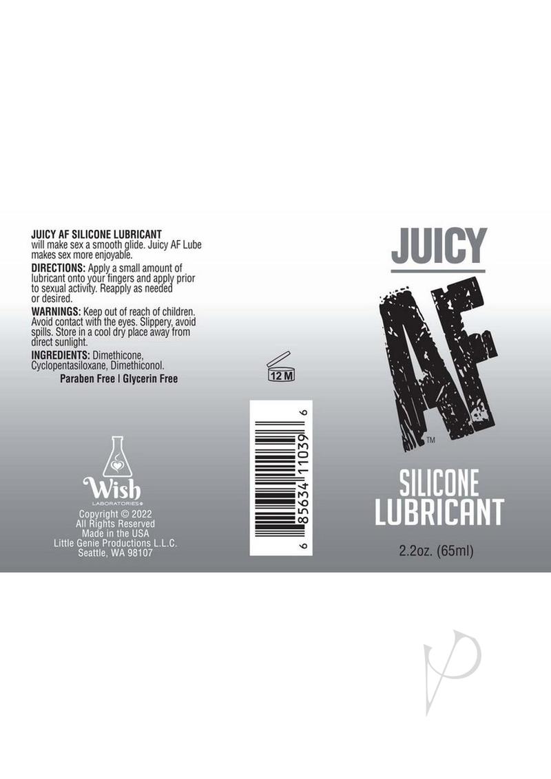 Juicy AF Silicone Lubricant 2oz