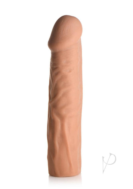 JOCK Extra Long Penis Extension Sleeve 1.5in - Caramel