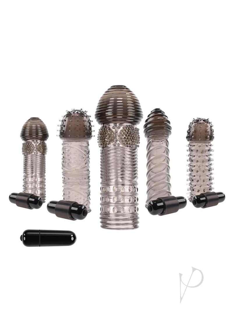 Selopa Choose Your Adventure Penis Sleeve Set (5 Piece) - Gray