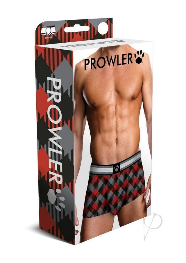 Prowler Tartan 1 Trunk - Large - Black/Red