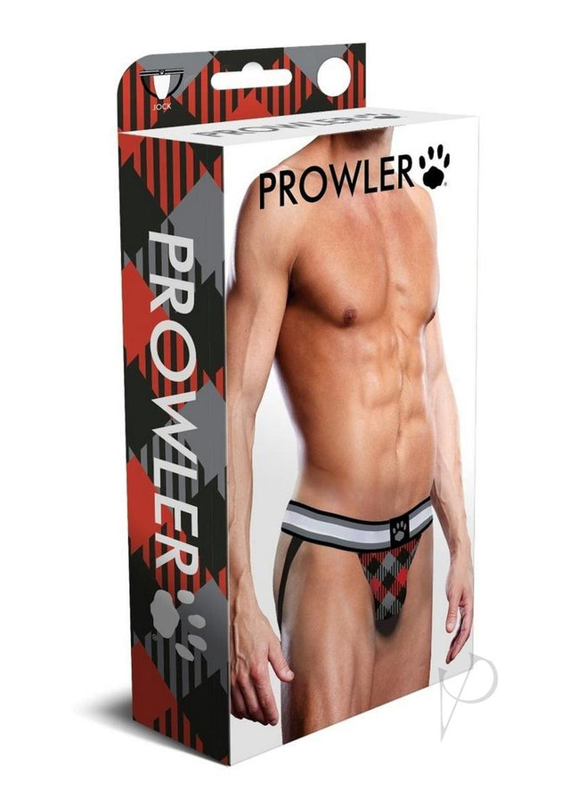 Prowler Tartan 1 Jock - Large - Black/Red