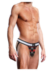 Prowler Tartan 1 Jock - Large - Black/Red