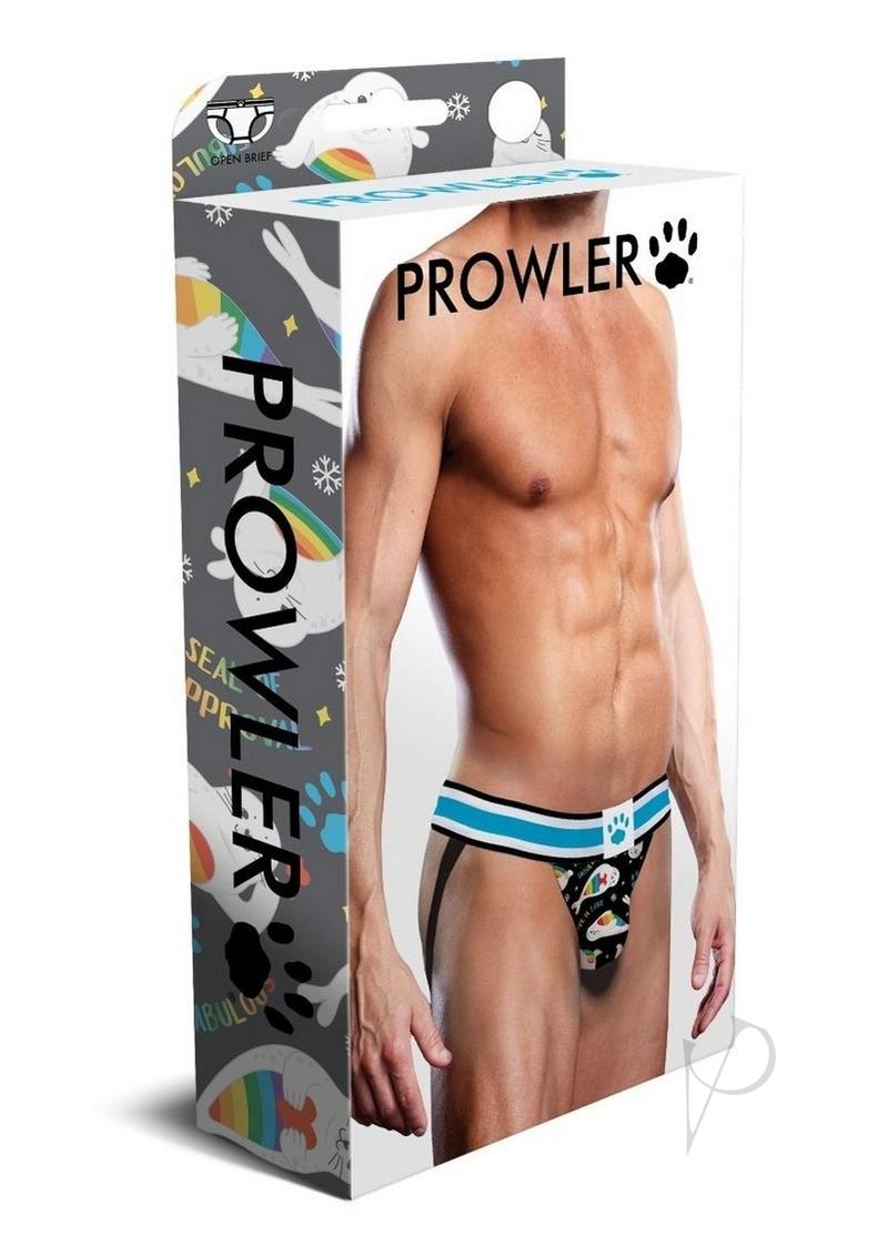 Prowler Seals Jock - Medium - Black/Rainbows