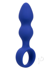 Admiral Advanced Beaded Silicone Anal Probe - Blue