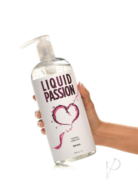 Liquid Passion Natural Water Based Lubricant 34oz