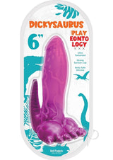 Playeontology Dickysauraus Silicone with Suction Cup 6in - Magenta