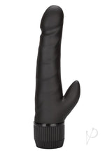 Black Velvet Clit Arouser Realistic Rabbit Vibrator - Black