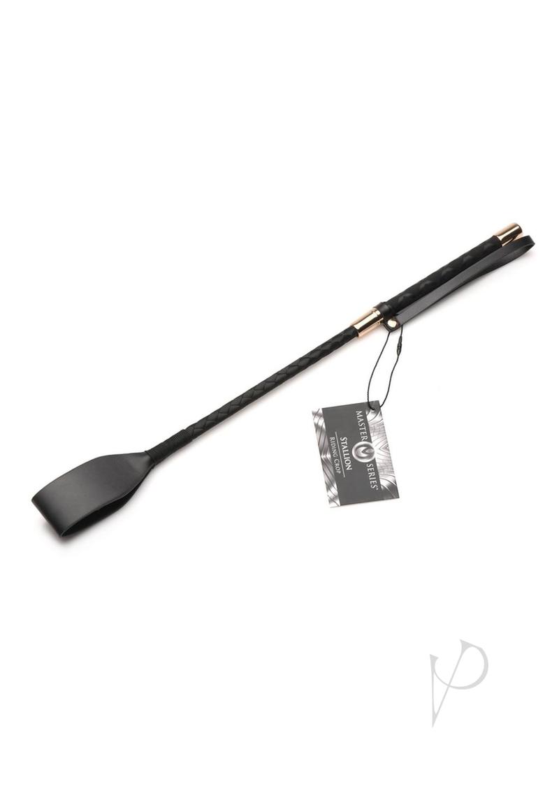 Master Series Stallion Riding Crop 18in - Black