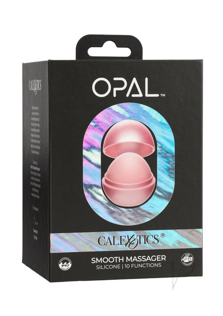 Opal Smooth Silicone Rechargeable Massager - Pink