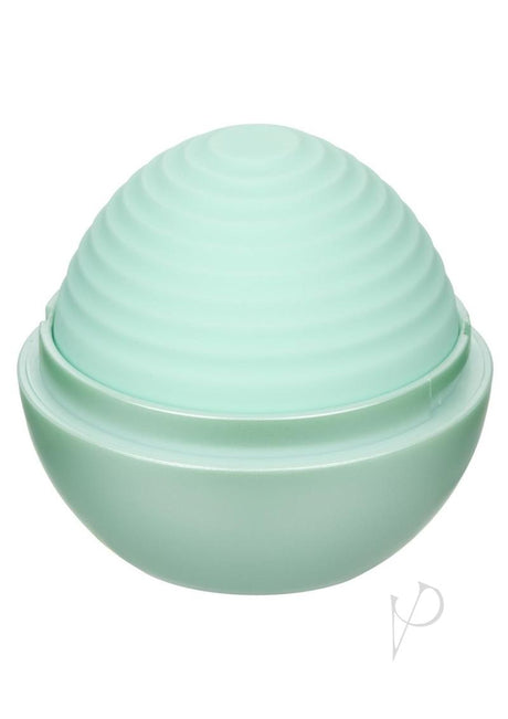 Opal Ripple Silicone Rechargeable Massager - Green