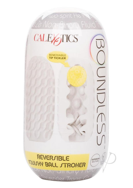 Boundless Reversible Squishy Ball Stroker - Yellow