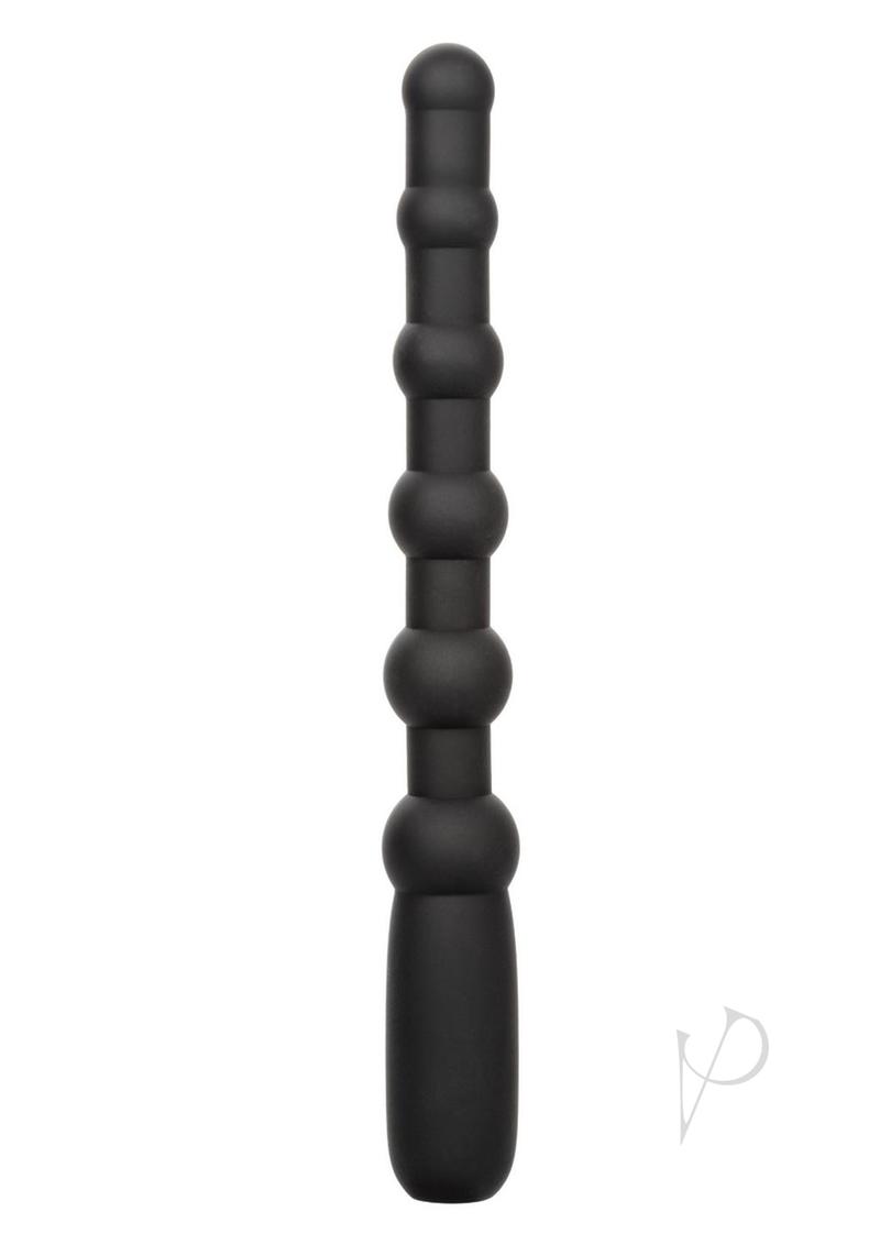 Anal Toys Rechargeable X-10 Silicone Beads - Black