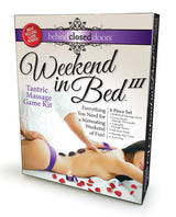 Behind Closed Doors Weekend In Bed III Tantric Massage Game Kit
