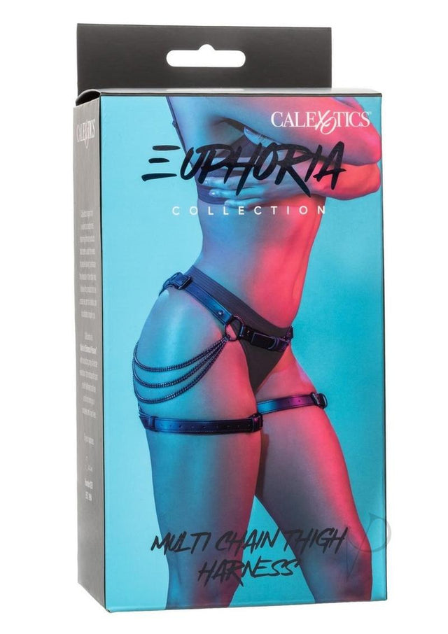 Euphoria Collection Multi Chain Thigh Harness - Black