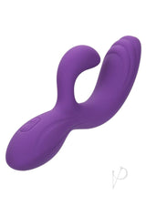 Stella Liquid Silicone C Curve Rechargeable G-Spot Vibrator - Purple