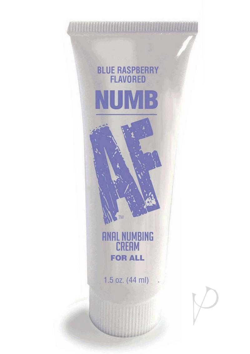 Numb AF Anal Numbing Flavored Cream 1.5oz - Blue Raspberry