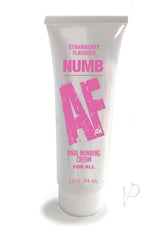 Numb AF Anal Numbing Flavored Cream 1.5oz - Strawberry