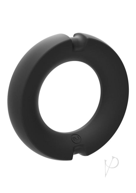 Merci Silicone Covered Metal Cock Ring 45mm - Black