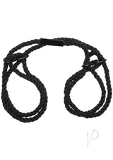 Merci Restrain 6mm Hemp Wrist or Ankle Cuffs - Black