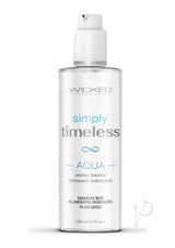 Wicked Simply Timeless Aqua Personal Lubricant 4oz.