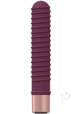 LoveLine Poise Silicone Rechargeable 10 Speed Mini-Vibrator - Burgundy