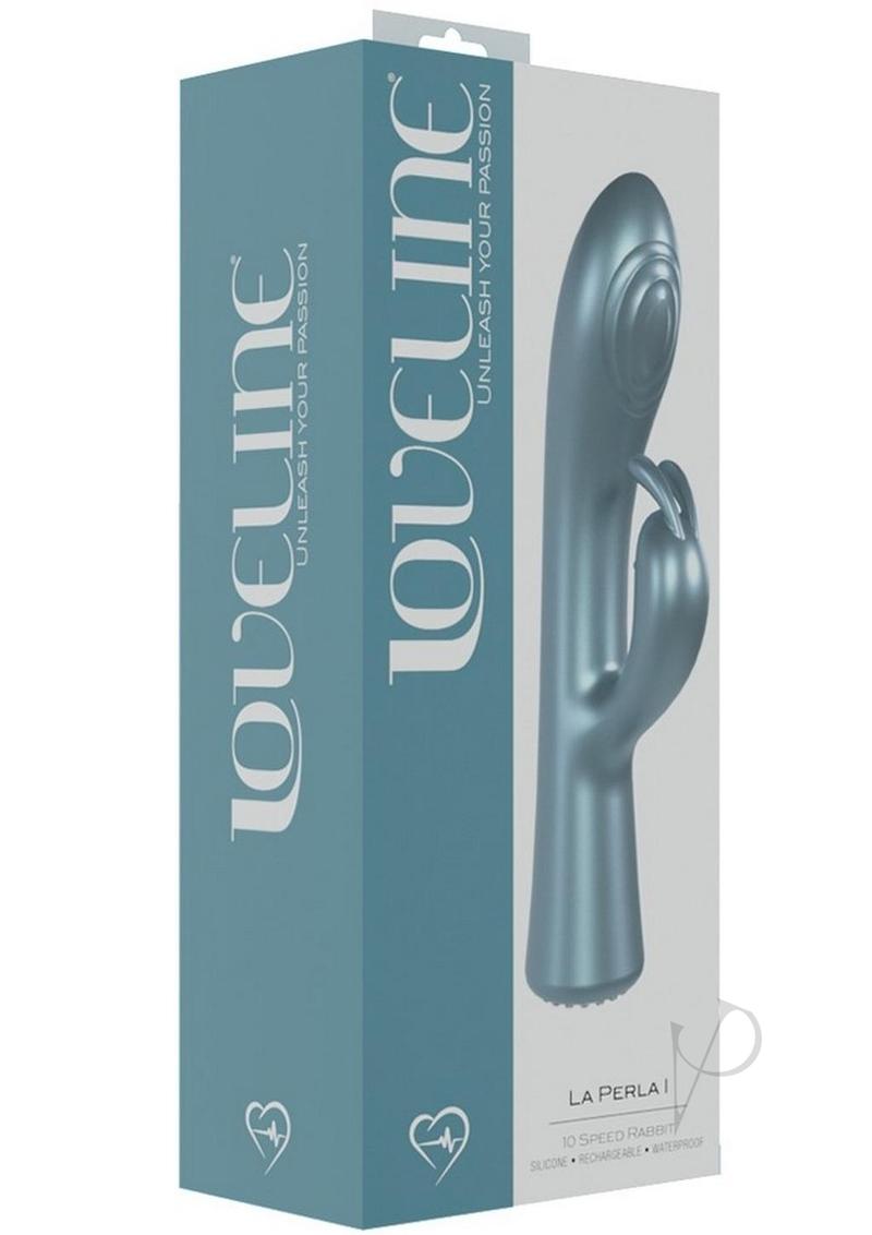 LoveLine La Peria I Rechargeable 10 Speed Rabbit Vibrator - Blue