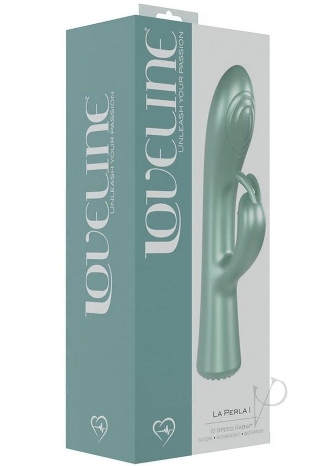 LoveLine La Peria I Rechargeable 10 Speed Rabbit Vibrator - Green