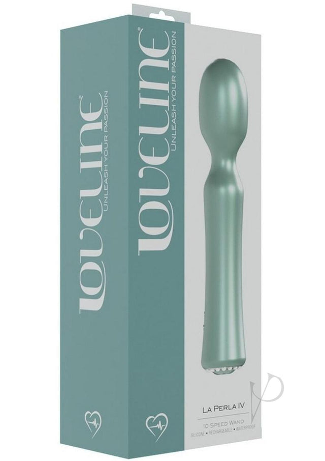 LoveLine La Peria IV Rechargeable 10 Speed Wand - Green