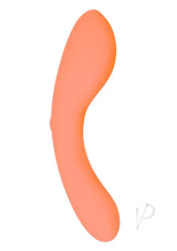 Swan Mini Swan Wand Rechargeable Silicone Glow in the Dark Massager - Orange