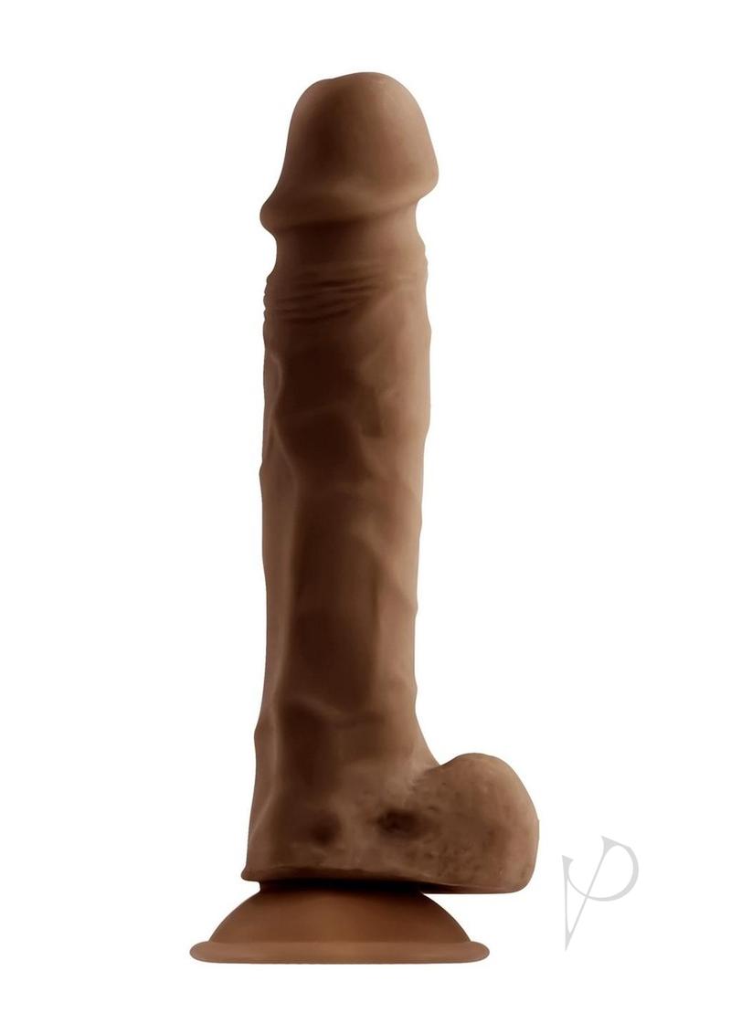 Selopa Natural Feel Dildo 6.5in with Balls - Chocolate