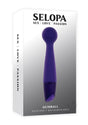 Selopa Gumball Rechargable Silicone Vibrating Wand - Purple