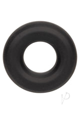 Alpha Liquid Silicone Prolong Cock Ring - Medium - Black