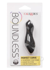 Boundless Perfect Curve Rechargeable Silicone Vibrator - Black