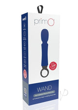 PrimO Rechargeable Silicone Wand - Navy
