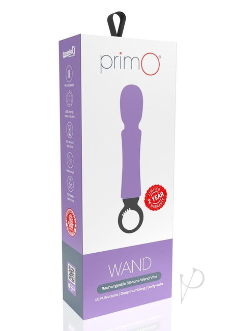 PrimO Rechargeable Silicone Wand - Lavender