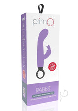 PrimO Rabbit Rechargeable Silicone Vibrator - Lavender