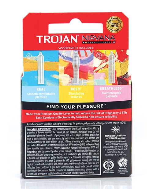 Trojan Nirvana Condom - Pack of 3