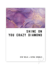 Warm Human 	Crazy Diamond Greeting Card