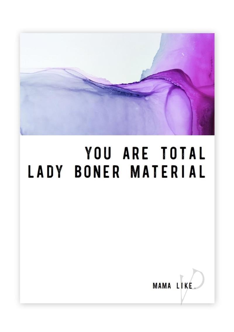 Warm Human Lady Boner Greeting Card