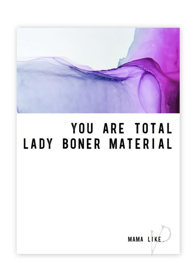 Warm Human Lady Boner Greeting Card