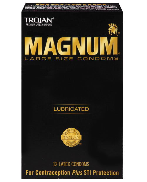 Trojan Magnum Condoms - Box of 12