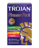 Trojan Pleasure Condoms - Asst. Box of 12