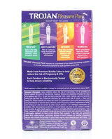 Trojan Pleasure Condoms - Asst. Box of 12