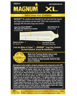 Trojan Condom Magnum Extra Large Lubricated 12 Pack