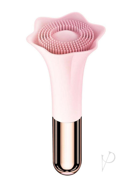 Goddess Pink Lily Rechargeable Silicone Massager - Pink