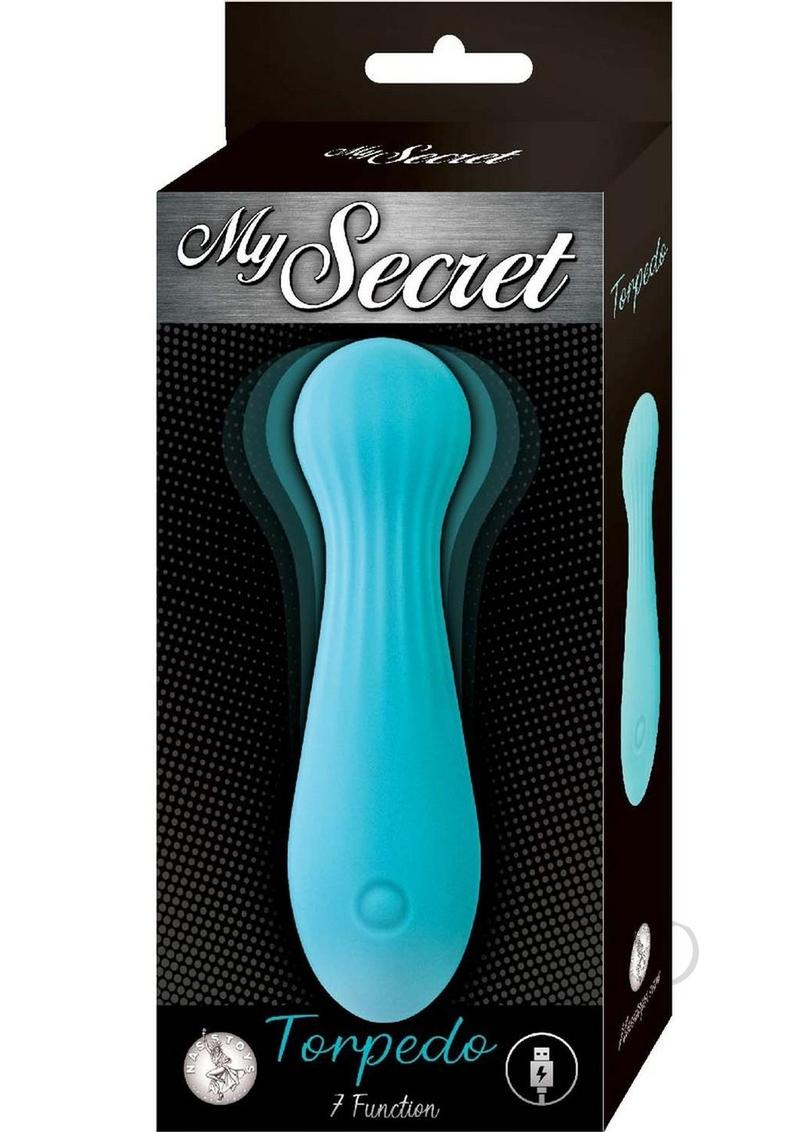 My Secret Torpedo Rechargeable Silicone Bullet - Aqua